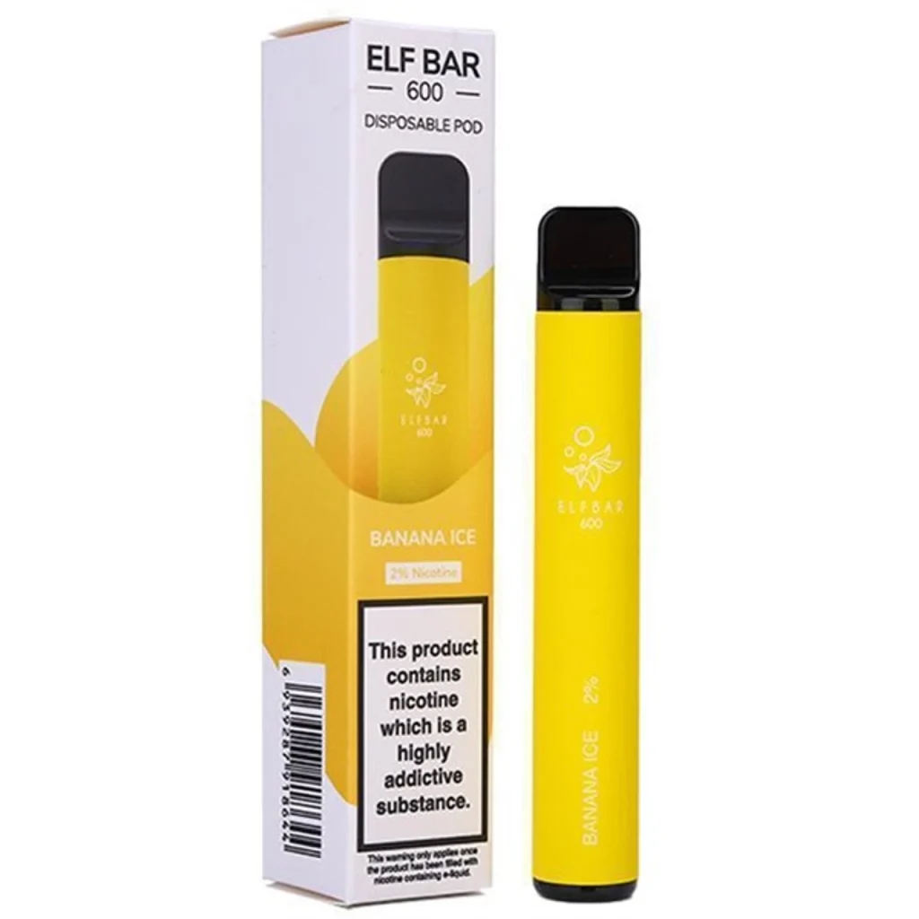 Buy THC Vapes in Nuneaton, The Banana Ice Elf Bar disposable vape kit is compact, simple and delivers a smoother vape. Each bar contains enough e-liquid.