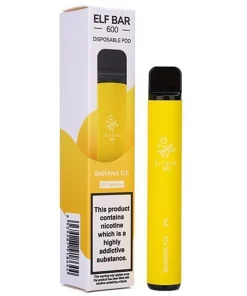 Buy THC Vapes in Nuneaton, The Banana Ice Elf Bar disposable vape kit is compact, simple and delivers a smoother vape. Each bar contains enough e-liquid.