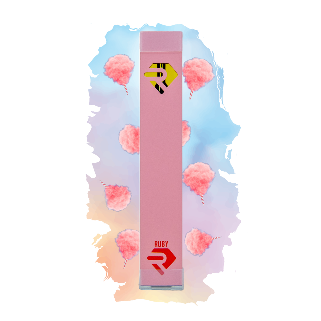 Buy THC Vapes in Erewash, Discover a world of delightful flavors with Cotton Candy by Ruby Disposable Vapes. Indulge in the nostalgic sweetness.