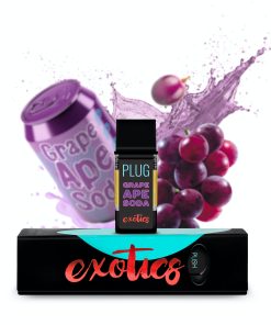 Buy THC Vapes in Bangor, Are you ready to embark on a vaping journey like no other? Say hello to Grape Ape Soda by PLUGPLAY, an exquisite e-liquid blend