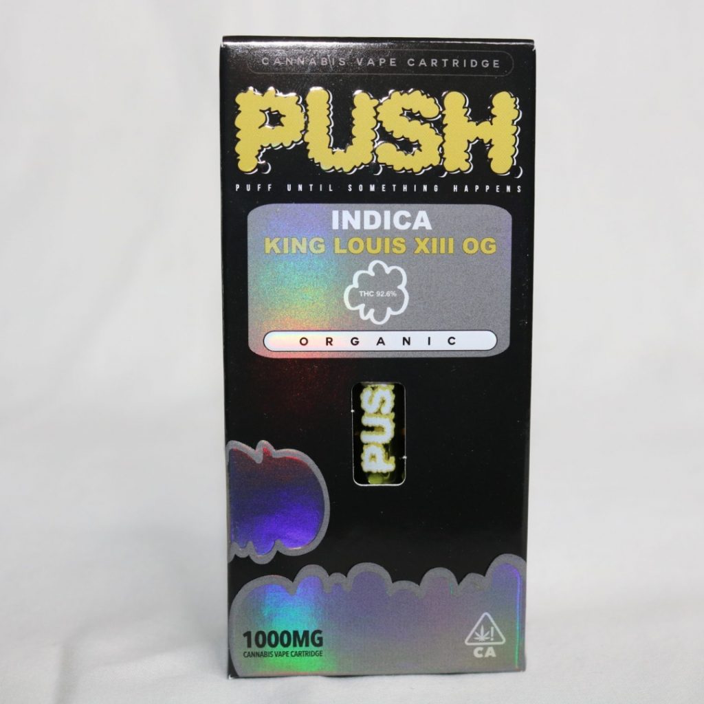 Buy THC Vapes in Cherwell, Step into a realm of luxurious relaxation with King Louis XIII OG by Push. This strain, fit for royalty.