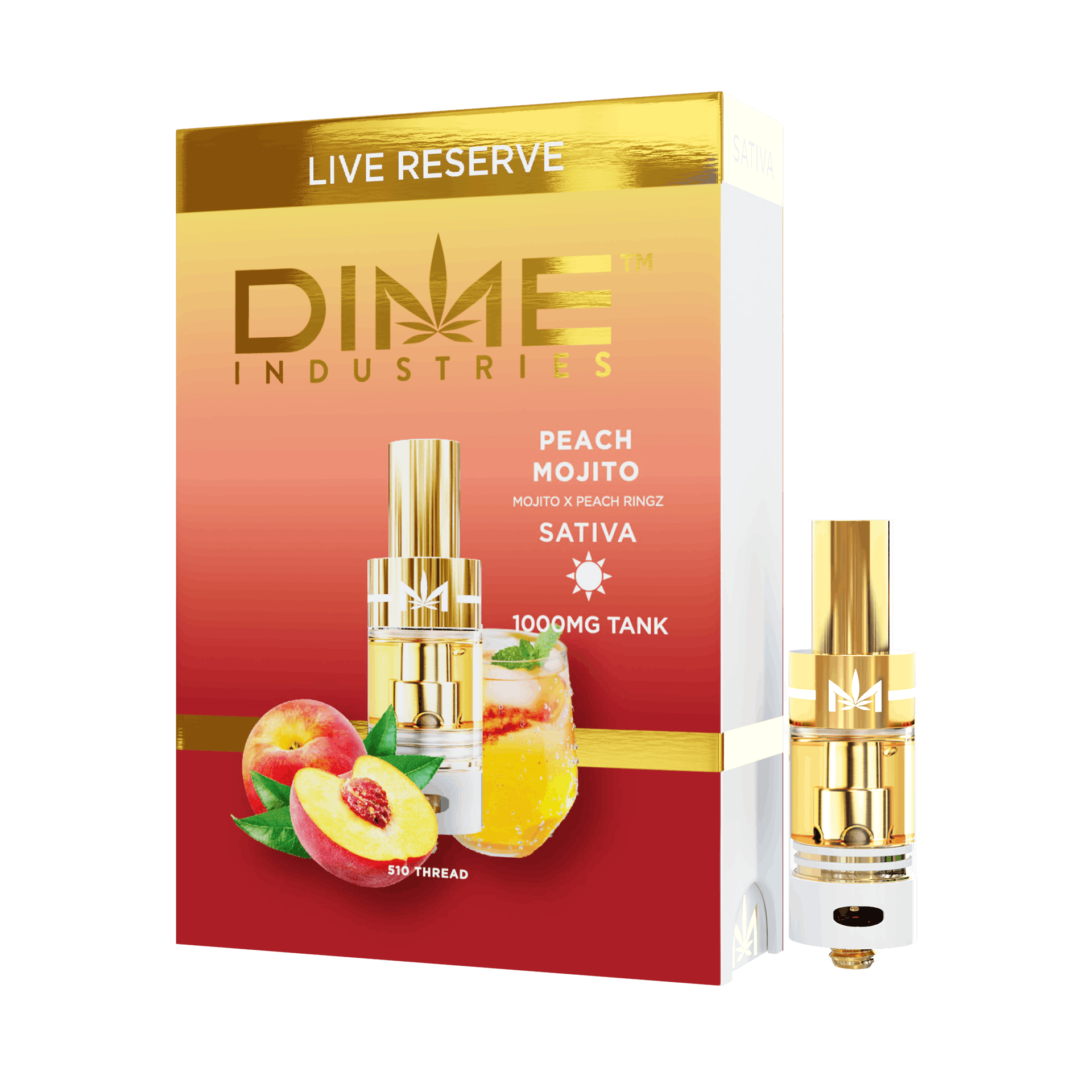 Order THC Vapes in Aylesbury, Peach Mojito Vape Cartridge will take your senses on a journey with its delectable sweet and fruity taste.