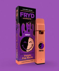 Order THC Vapes in Cardiff, Purple Pop rocks is one of the more in demand flavors from fryd extracts. It is made from the purple pop rocks strain.