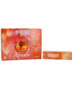 Buy THC Vapes in Bassetlaw, Embark on a tantalizing flavor adventure with Straw Berry Cough by Ruby. Every puff of this remarkable strain immerses