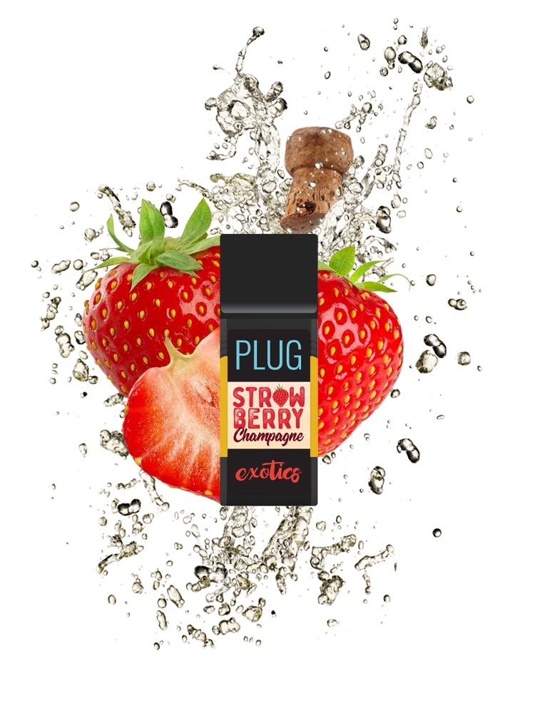 Buy THC Vapes in York, Indulge in the enchanting taste of Strawberry Champagne by PLUGPLAY, a premium vaping experience that brings you the delightful