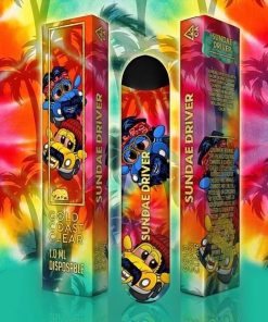 Order THC Vapes in Preston, Experience the ultimate vaping pleasure with our Sundae Driver Vape Cartridge by Gold Coast Clear Vapes.