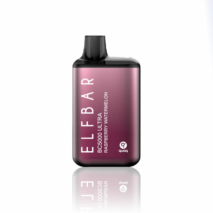 Order THC Vapes in Oldham, Raspberry Watermelon flavored Ultra vape provides a sweet and savory blend of fruit flavors in every hit. Made with the new QUAQ.