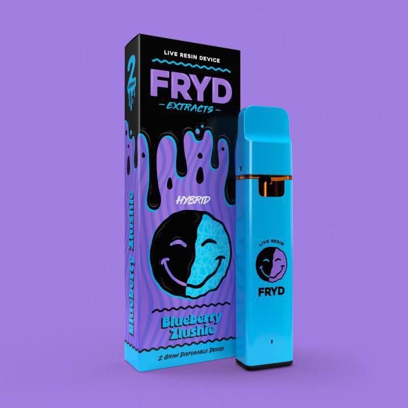 Buy THC Vapes in Manchester, Are you looking for a refreshing and flavorful vaping experience? Look no further than the Blueberry Zlushie by Fryd Disposable