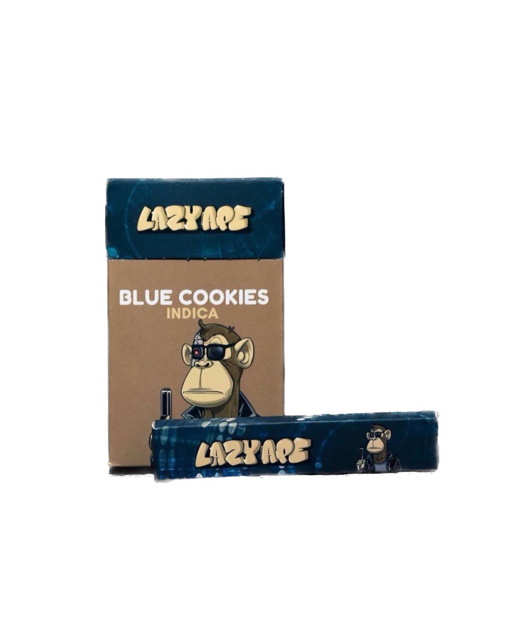 Buy THC Vapes in Arun, Unleash your taste buds with Blue Cookies by Lazy Ape Vapes - a delightful fusion of luscious blueberries and delectable cookies.