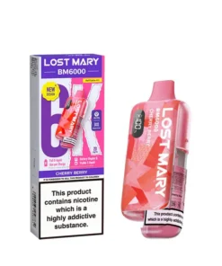 Alternative view of Lost Mary BM6000 Prefilled Vape Kit-Cherry Berry